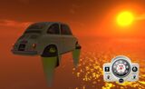 This is a vehicle HUD that controls whether the car is flying.